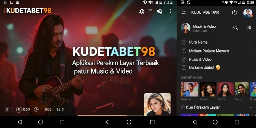 Tampilan antarmuka KUDETABET98 saat merekam layar dengan kualitas tinggi.