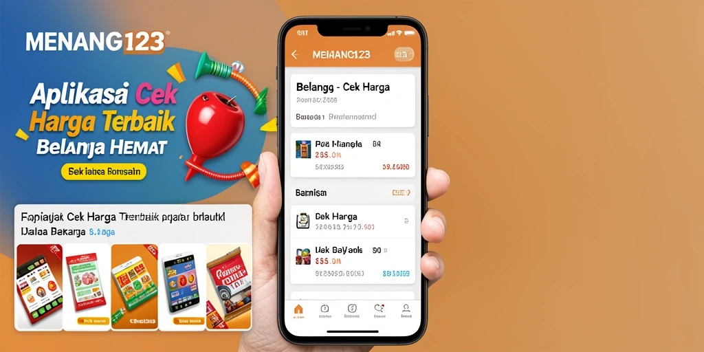 Antarmuka aplikasi Cek Harga MENANG123 yang intuitif dan informatif.